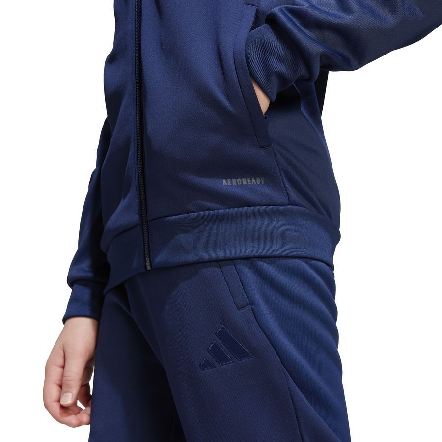 adidas Sweat à Capuche Tiro 25 Full Zip - Bleu Enfant