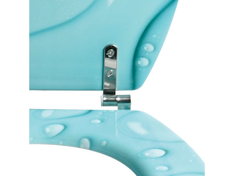 MSV Toilettensitz Moana Aqua Toilettensitz mit Edelstahlscharnieren und rutschfester Unterseite