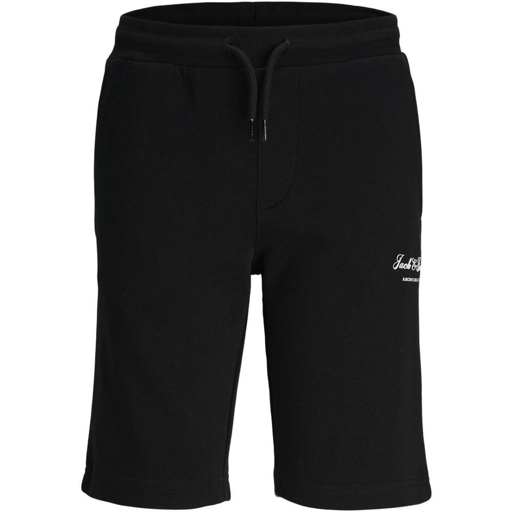 Køb Jack & Jones Junior Black Jpstgordon Archive Sweat Shorts Mid Jnr