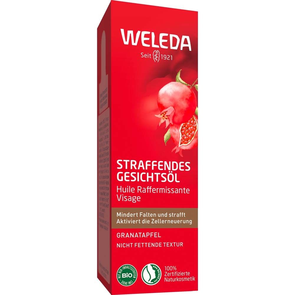 Weleda Straffendes Gesichtsöl Granatapfel - mindert Linien und Falten und strafft und nährt intensiv