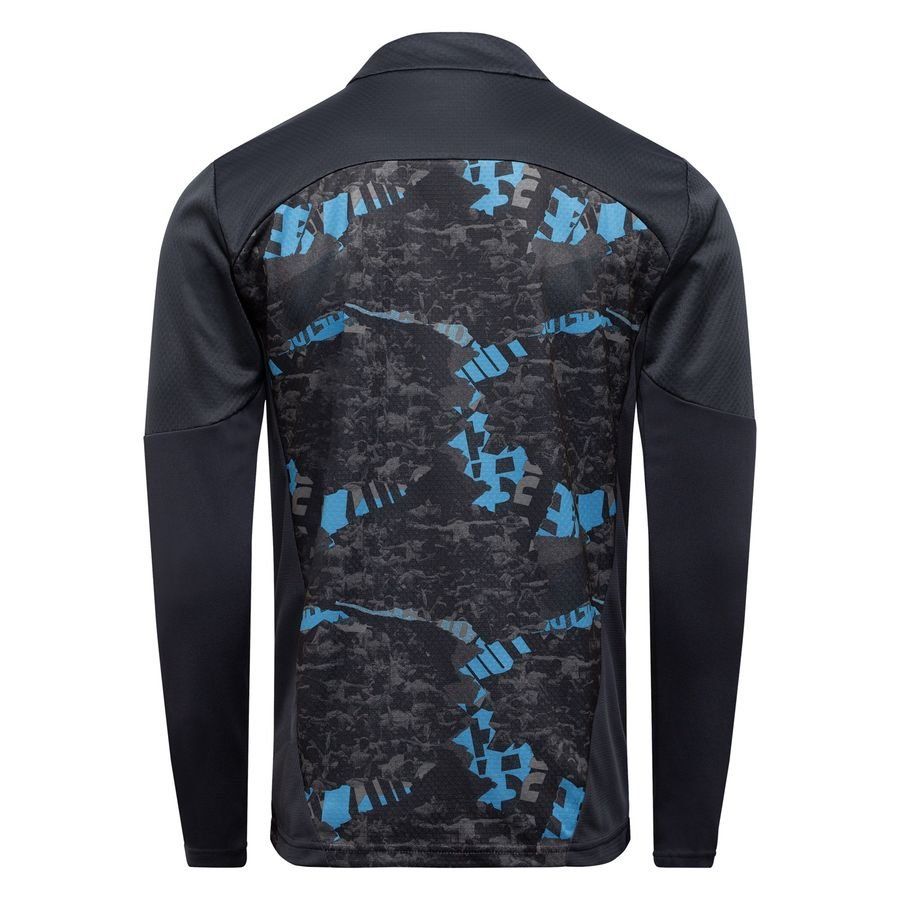 Manchester City Maillot d'Entraînement Avant-Match Fermeture Éclair 1/4 - Strong Gray/Cool Light Gray Enfant