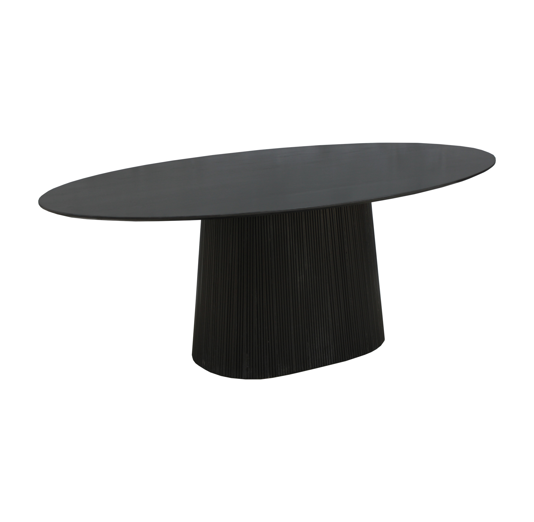Eetkamertafel Rome ovaal Zwart 240cm