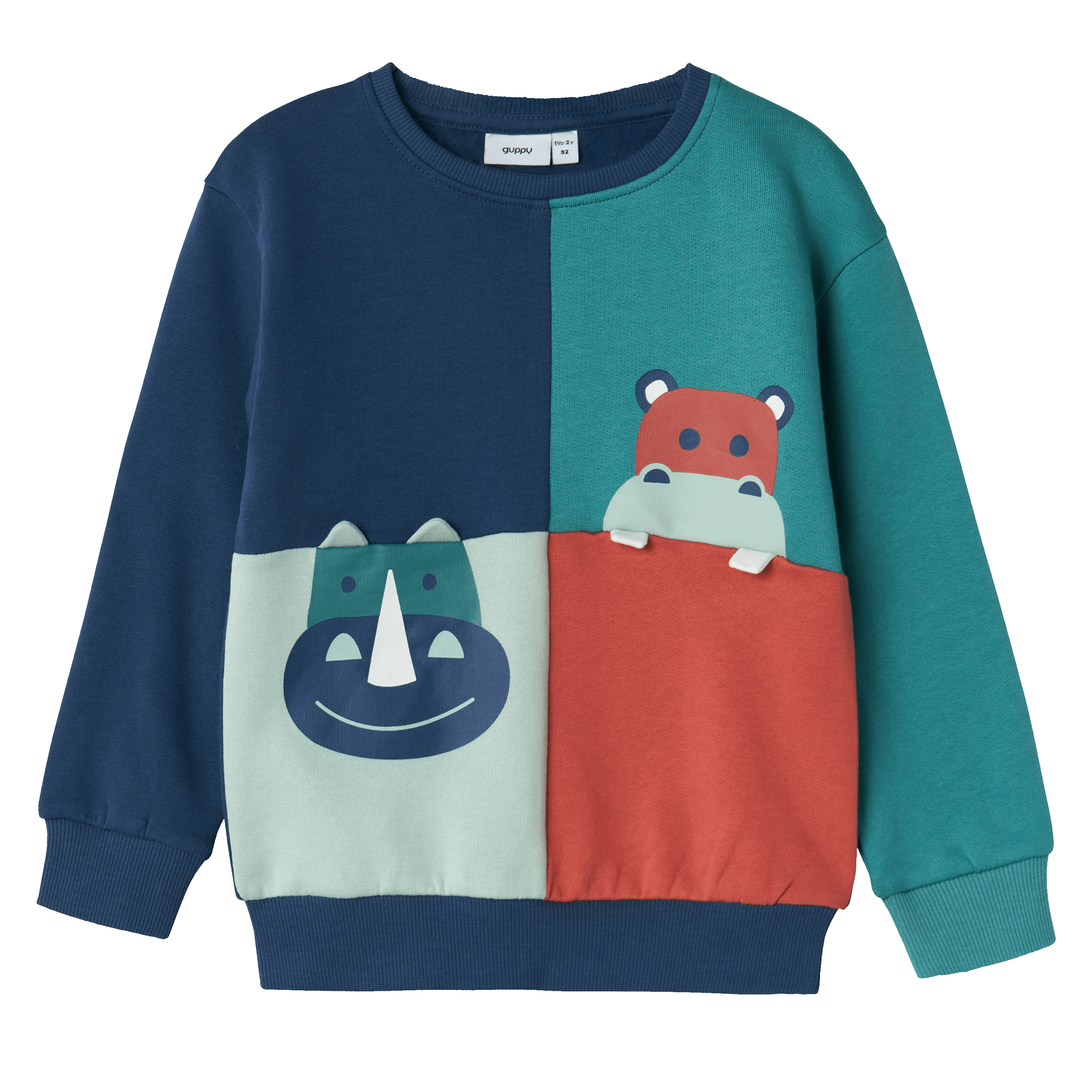 GUPPY Felinus Sweat crew kids - Fritid og bomull