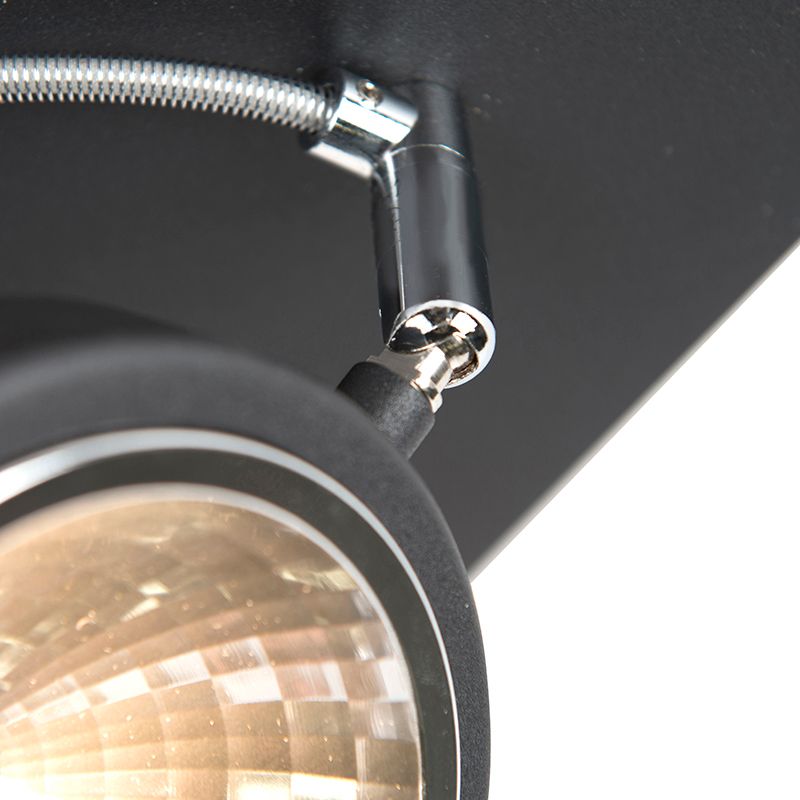 Design spot zwart 4-lichts verstelbaar - Nox