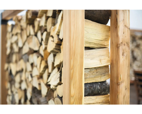 WESTMANN Michel brandhoutstapelhulp, maat XXL, 198 x 40 x 180 cm, naturel