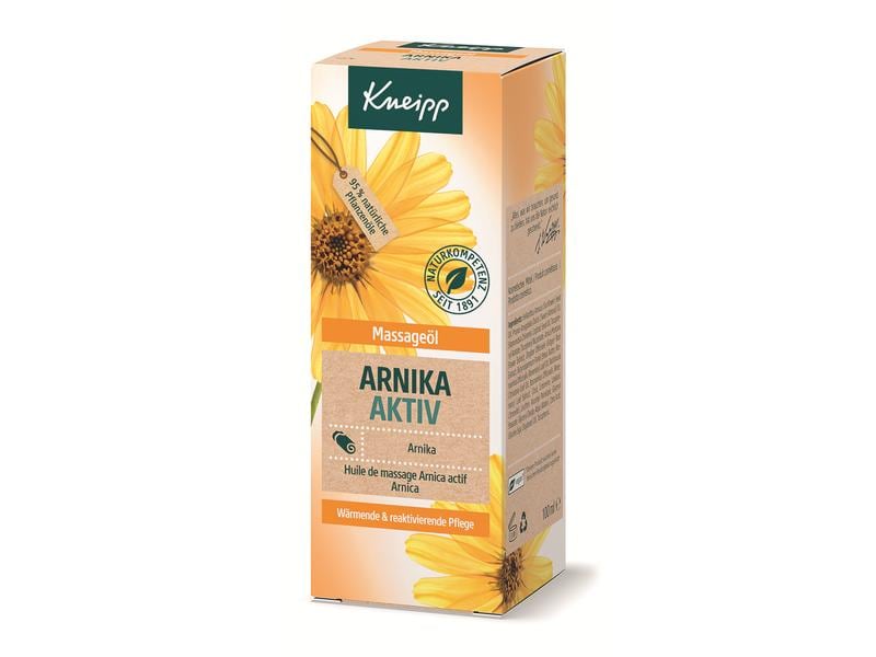 Kneipp Massageöl Arnika Aktiv 100 ml Wohltuendes Massageöl gegen Verspannungen