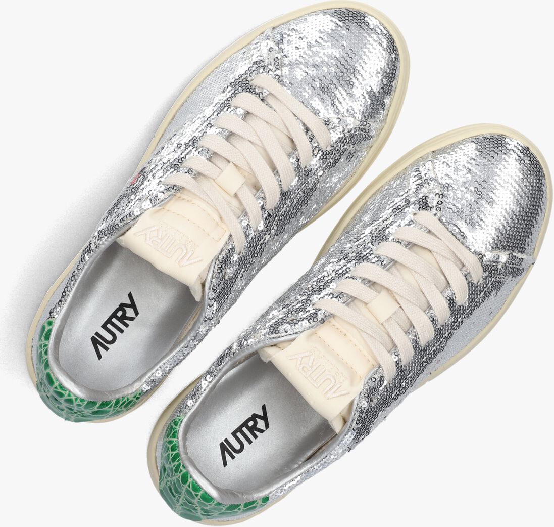 zilveren autry lage sneakers dallas low wom