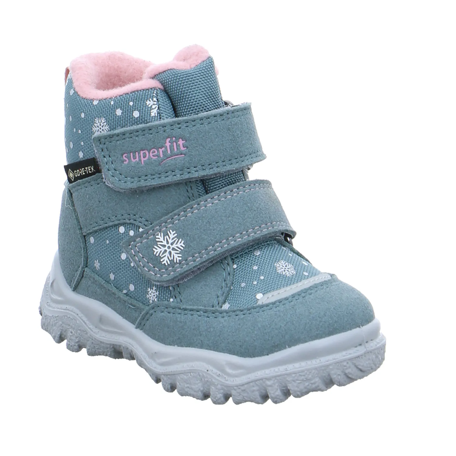 SUPERFIT Kleinkinder-Snowboot  Membran Pastelgrün Textil  Baby-Winterstiefel Mädchen