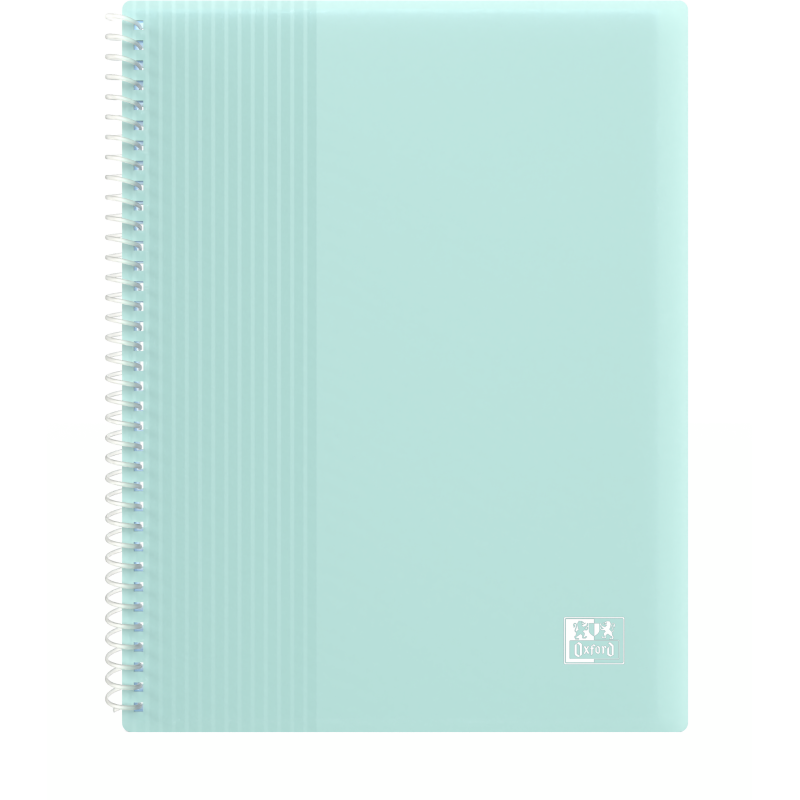 Protege-Docs Spiral Oxford School Life A5 40 Poch PP Opaque Assorti Pastel Pav