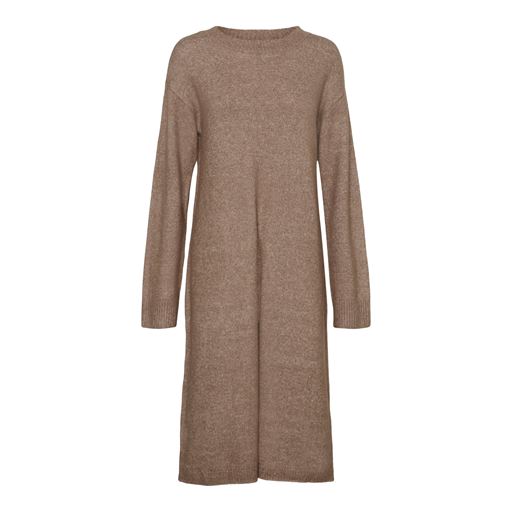 Vero Moda Phillis Strikkjole, Brown Lentil, M