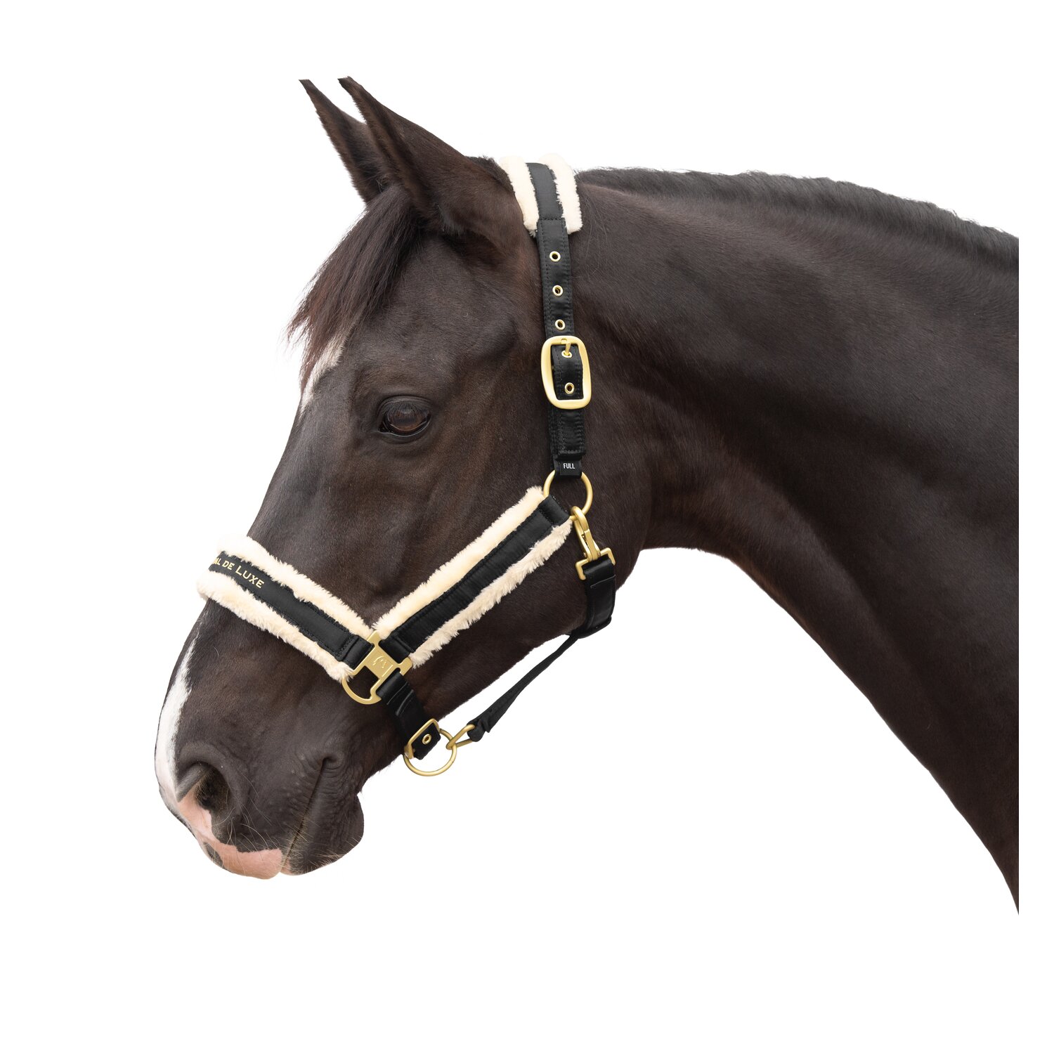 Cheval de Luxe Halfter FauxFur - black