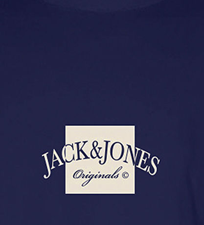 Jack & Jones T-Shirt - JorBoston - Ocean Cavern m. Print