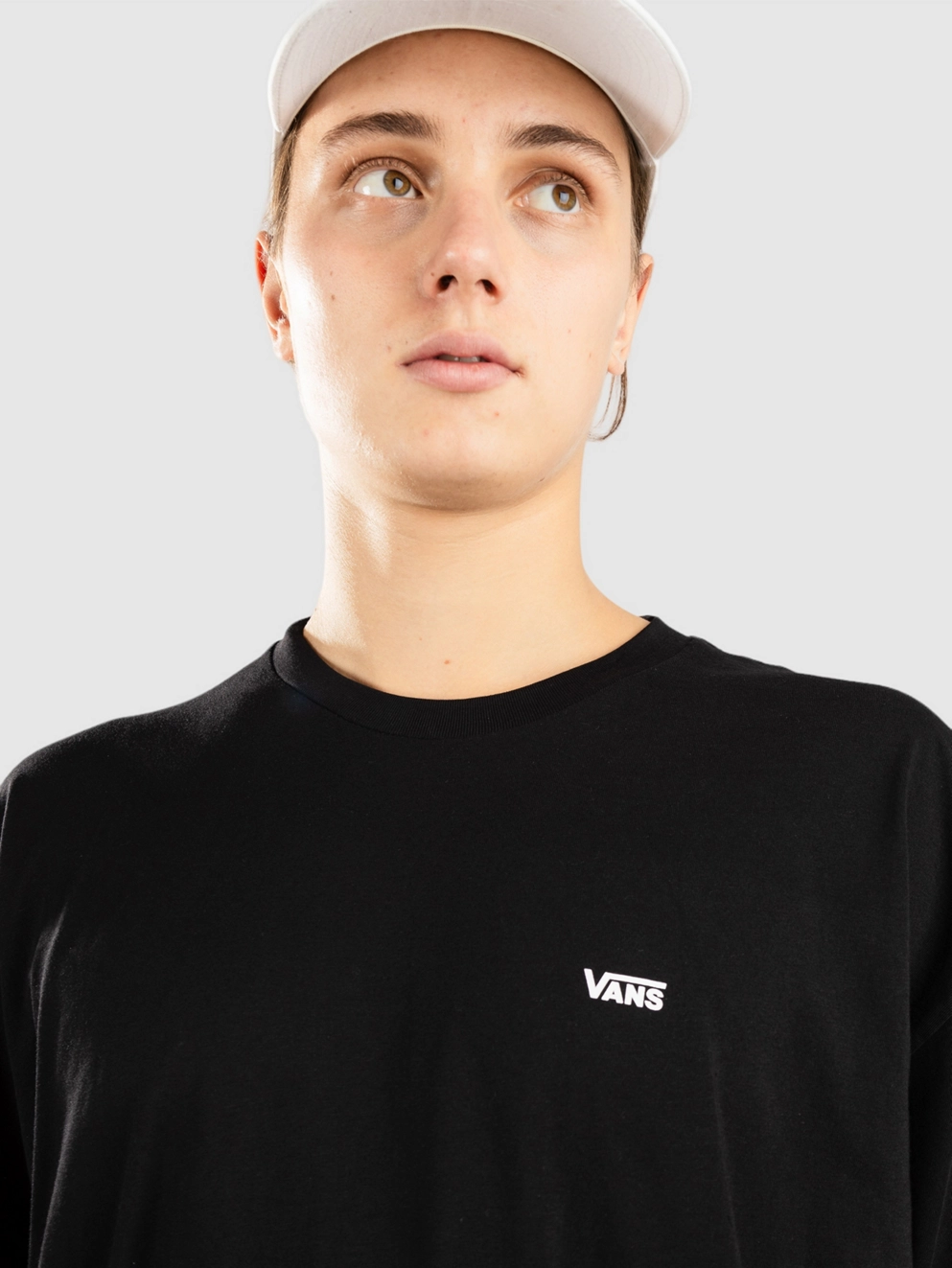 Vans Left Chest Logo T-Shirt black/white