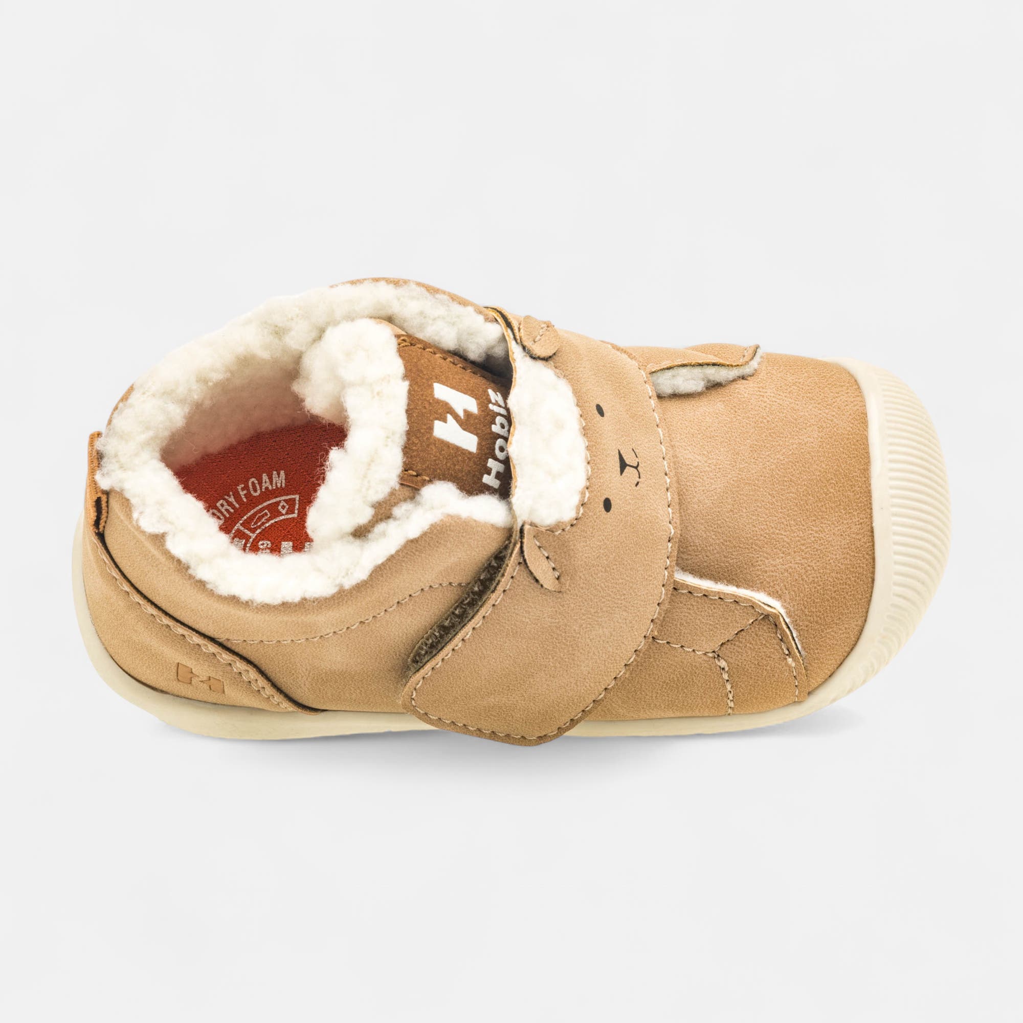 Baskets hautes Bébé garçon taupe