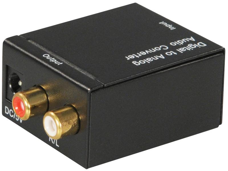 Satelliten TV Zubehör Audio-Adapter AL 13 A Coaxial/Toslink Digital/Analog Audio-Konverter