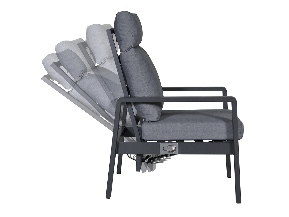 Outdoor Feelings Nice Edson 220 diningset - Grey Teak