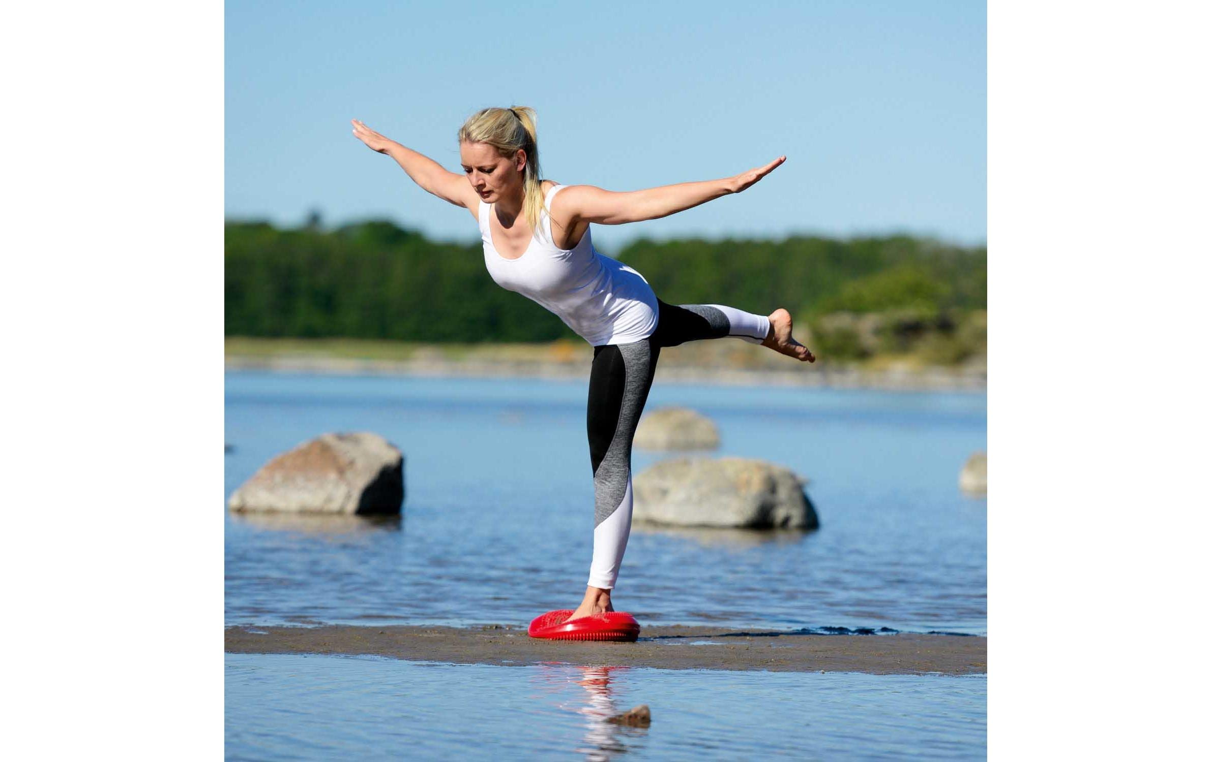 Balancefit rotFür Balancetraining, Beckenbodentraining und Fussmassage