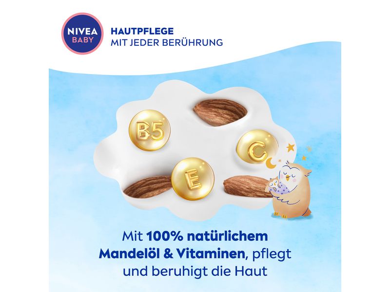 NIVEA BABY Baby-Pflegelotion Gute Nacht 200 ml Körperpflege stärkt die Haut und unterstützt ihre natürliche Entwicklung