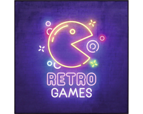 Tapijt Gaming Pac-Man Retro Games 100x100 cm