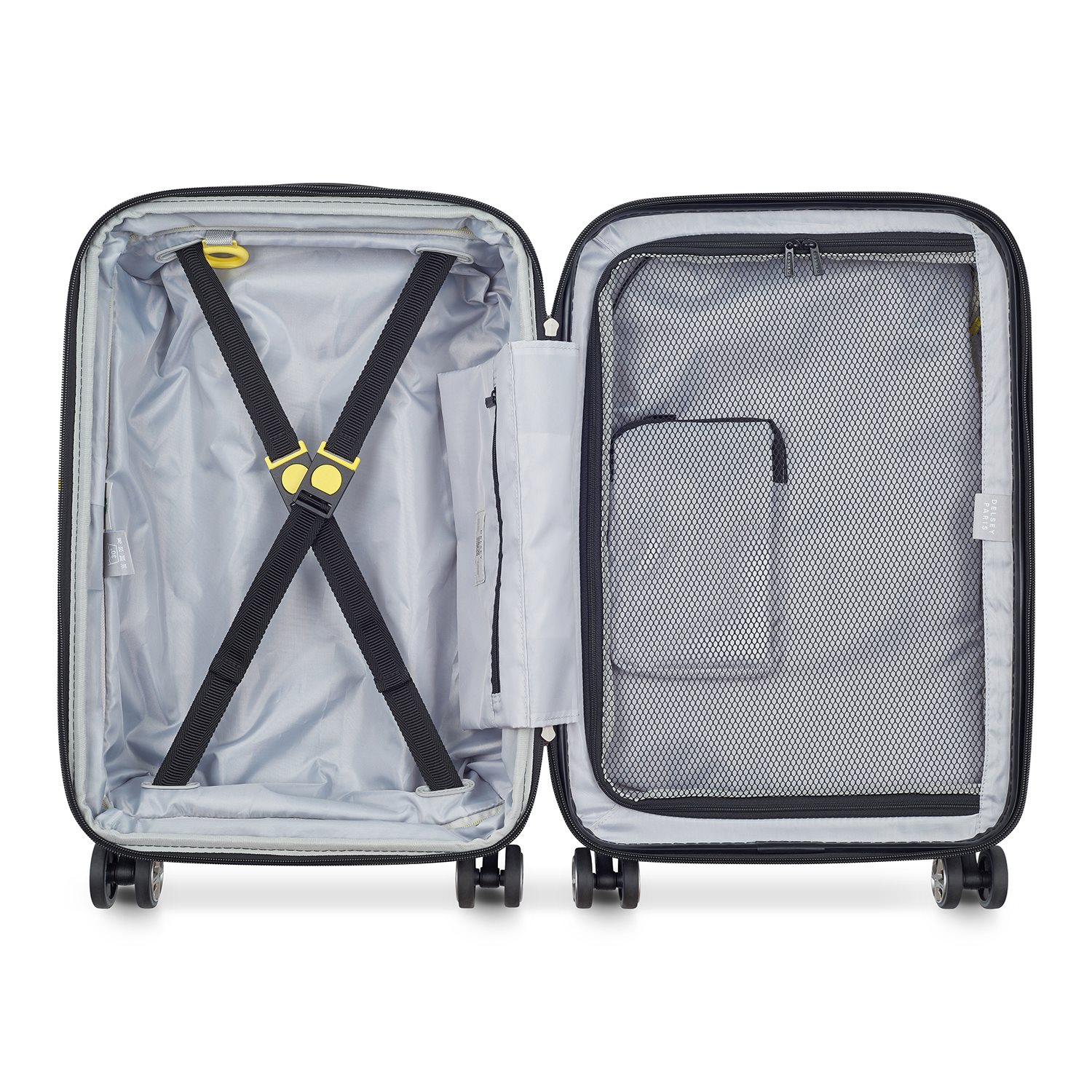 Delsey Shadow 5.0 Cabin Trolley Expandable Front Pocket green