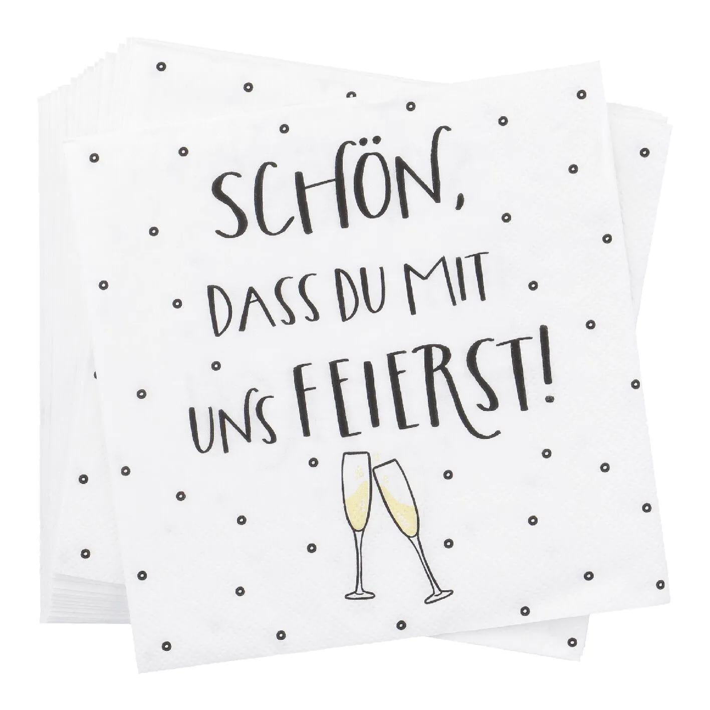 Serviette Feiern, 20 Stück