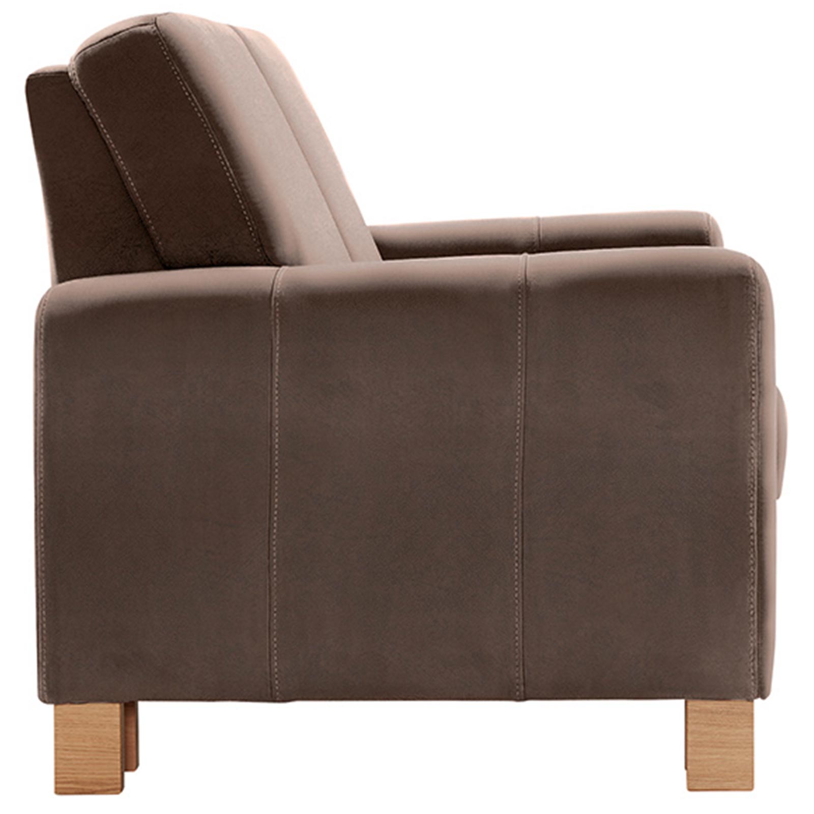 polsterpower 2-Sitzer-Sofa - Saddle nougat - Basismodell