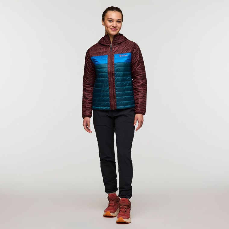 Cotopaxi Capa Insulated Hooded Jacket Chestnut And Abyss
