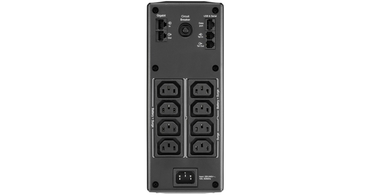 APCBack-UPS PRO BR1300MI - Noodstroomvoeding ups  (Zwart, 8x C13 uitgang, USB, 1300VA)