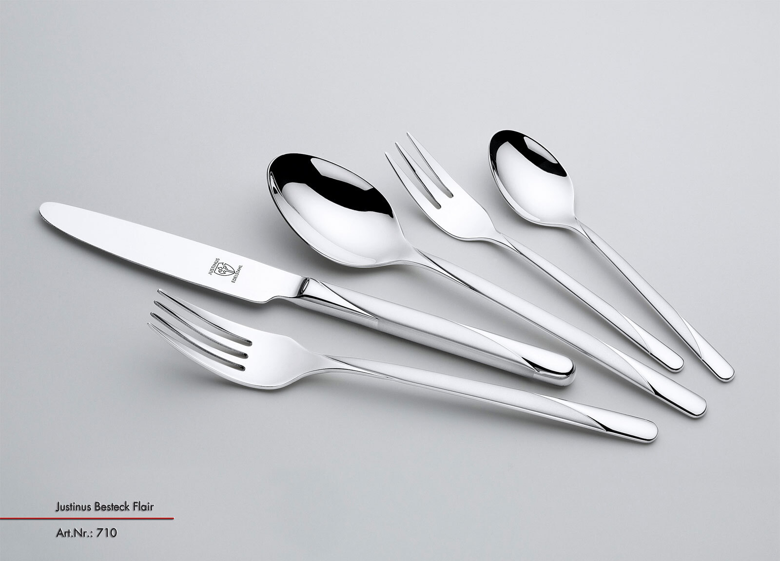 JUSTINUS Besteck-Set FLAIR 60-teilig Edelstahl