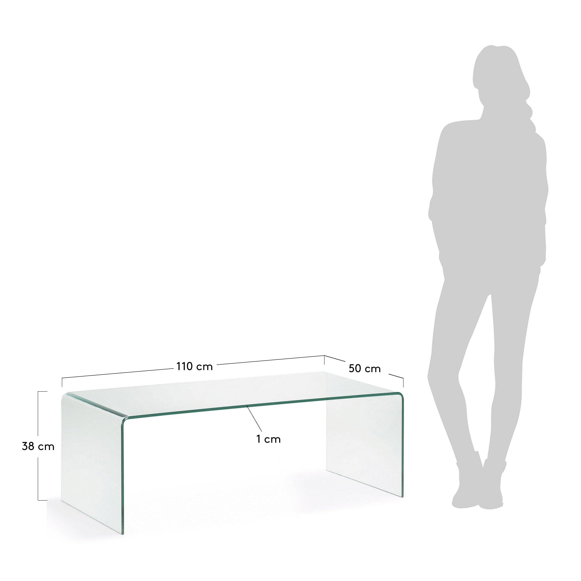 Kave Home Burano Salontafel - 110 x 50 cm