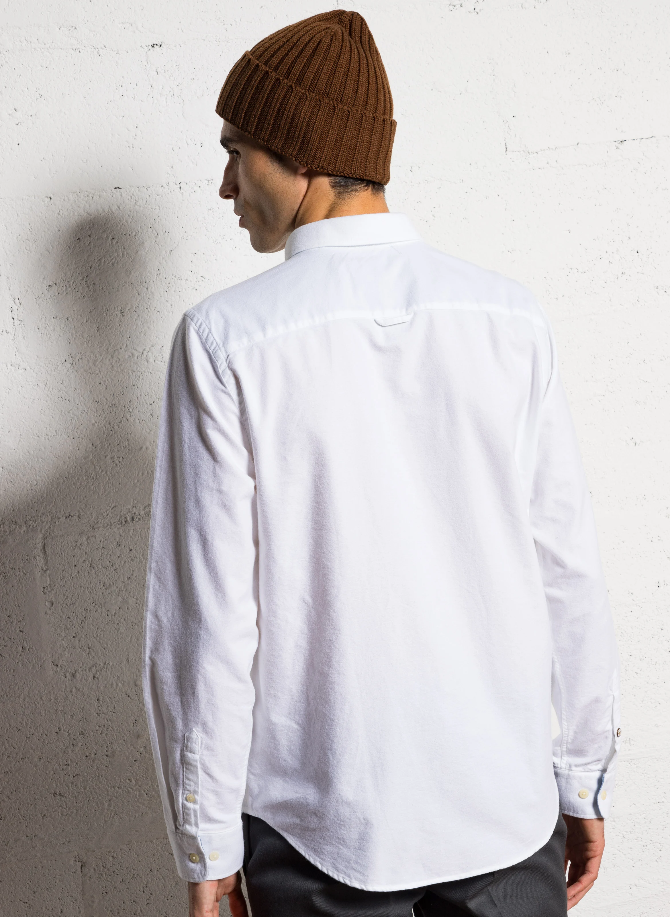 OXFORD 2 TOGS - Chemise droite à col classique en coton| Blanc