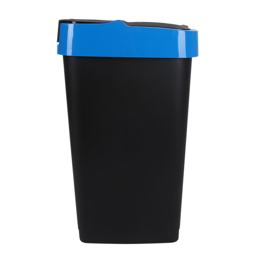 Abfalleimer mit Schwingdeckel 60L Blau