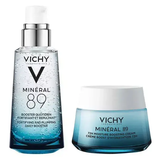 Vichy Mineral 89 Hidratação Intensiva 30ml e Creme Leve Mineral 89 50ml