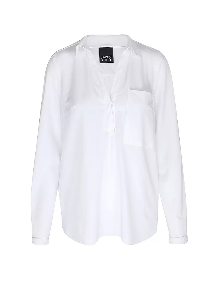 JAPAN TKY Hemdbluse KAEMI weiss