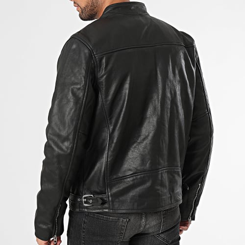 Veste En Cuir LC940D Noir