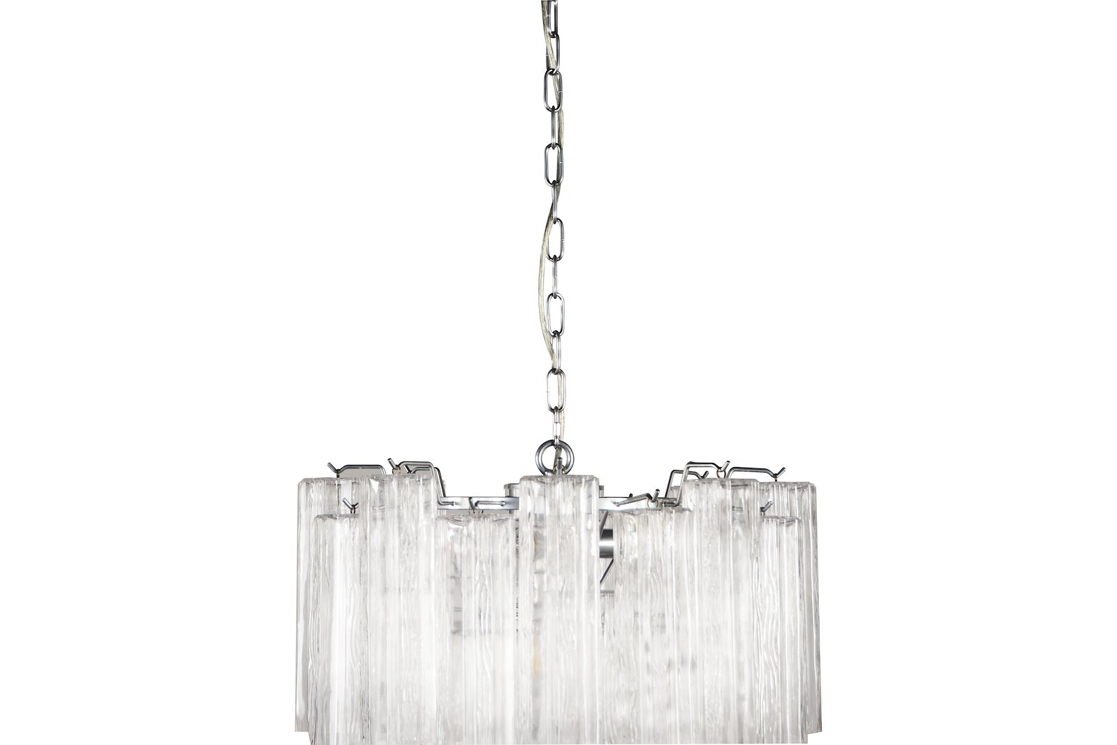 Praha lysekrone Klart glass, Ø:45cm. 4xE14 Max 28W
