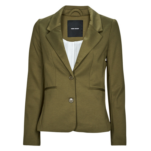 Vero Moda - VMLUCCA LS SLIM JERSEY BLAZER NOOS Kaki