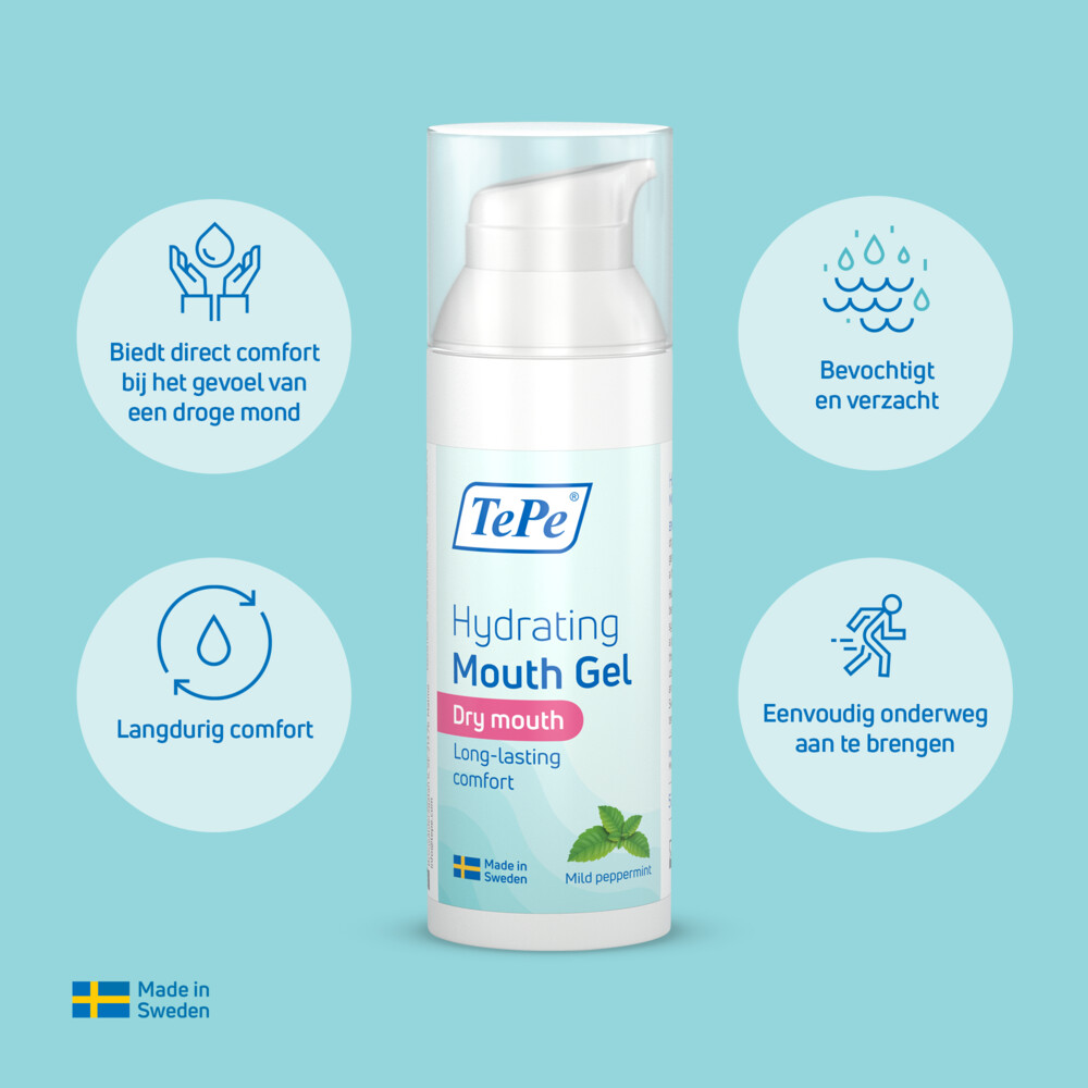 TePe Hydraterende MondgelMild Apple Peppermint50 ml