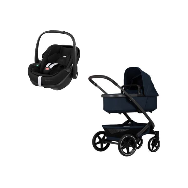 Joolz Geo 3 Kinderwagen 2-in-1 - Classic Look - Navy Blue | Joolz X Maxi-Cosi Pebble 360 Pro 2 Autostoeltje