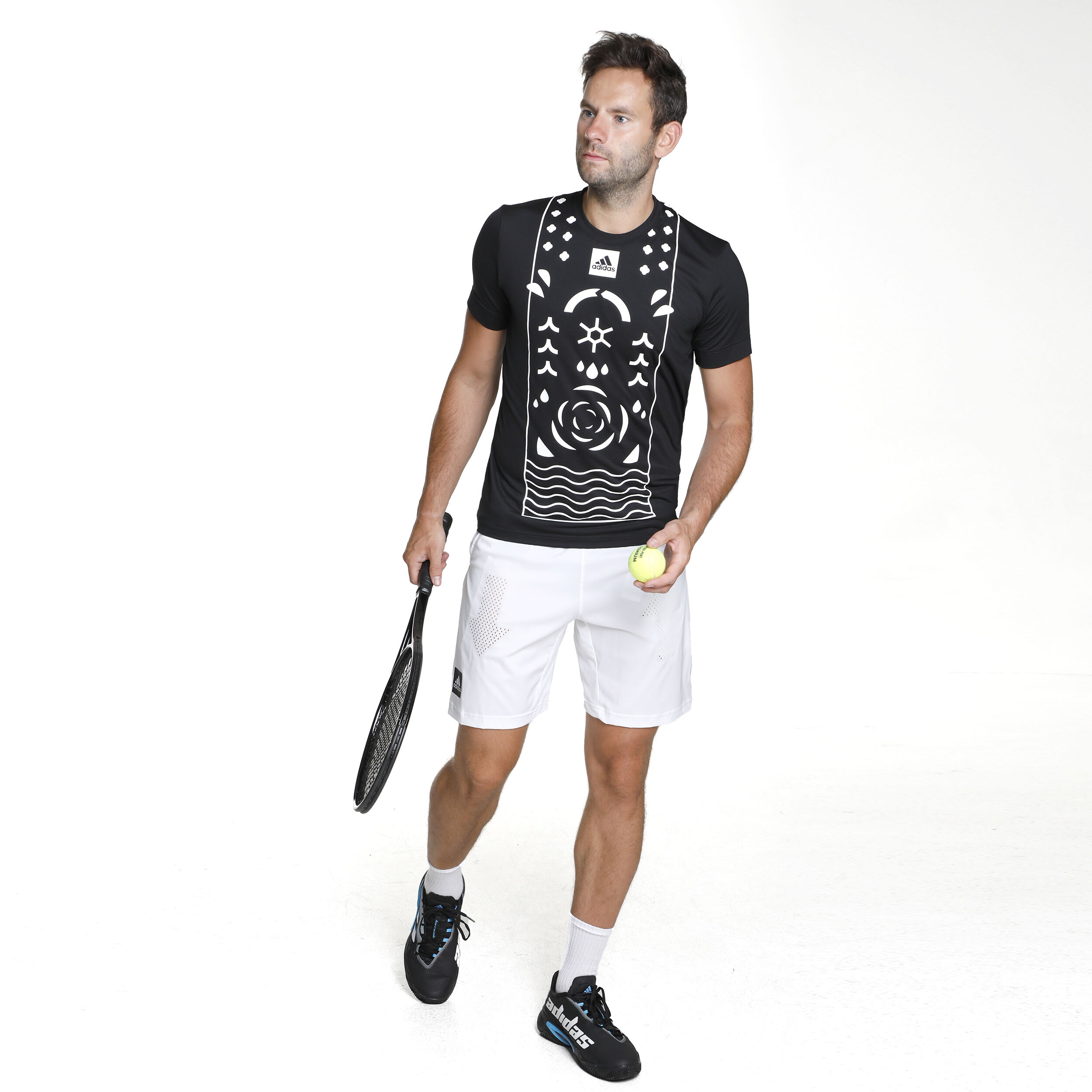 adidas Paris Ergo Shorts Hommes - Blanc , Gris