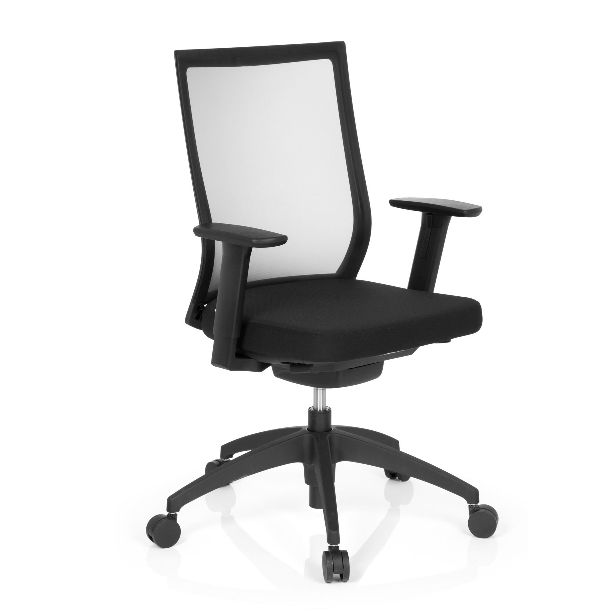 Profi Bürostuhl ASPEN Stoff mit Armlehnen (höhenverstellbar) hjh OFFICE