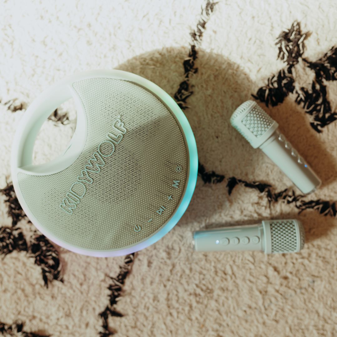 Kidywolf karaokespeaker en microfoons