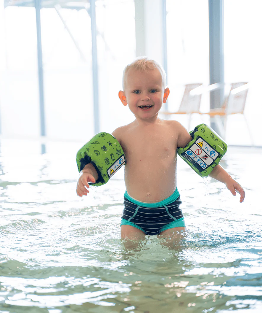 Watery badevinger til børn - Splashy (11-30kg) - Grøn