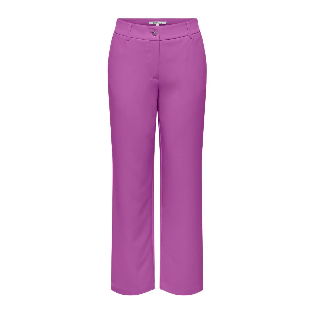 Only Pantalon Droit Violet Femme ONLY 15267759