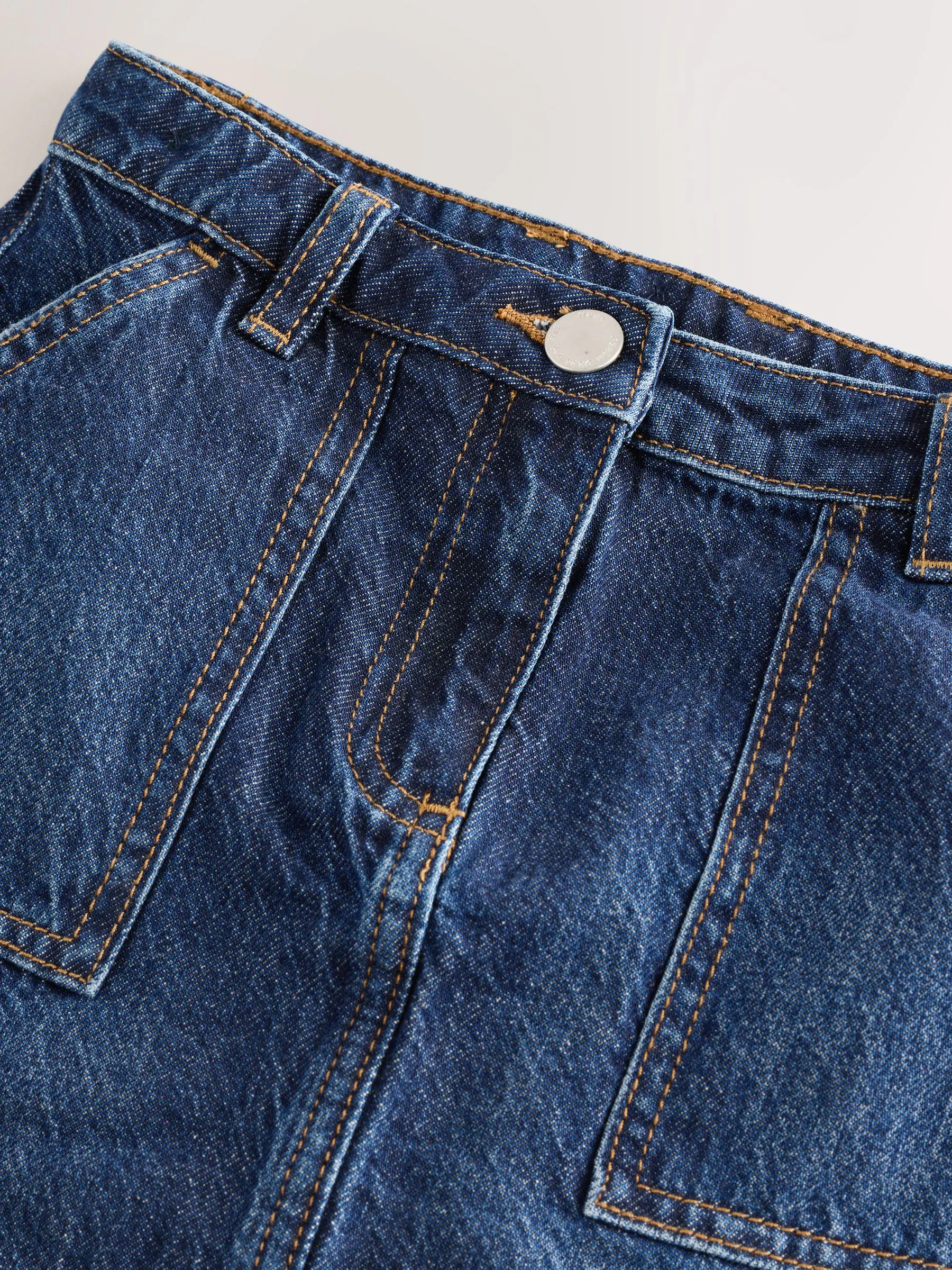 Donkerblauw - Denim rok (3-16jaar)