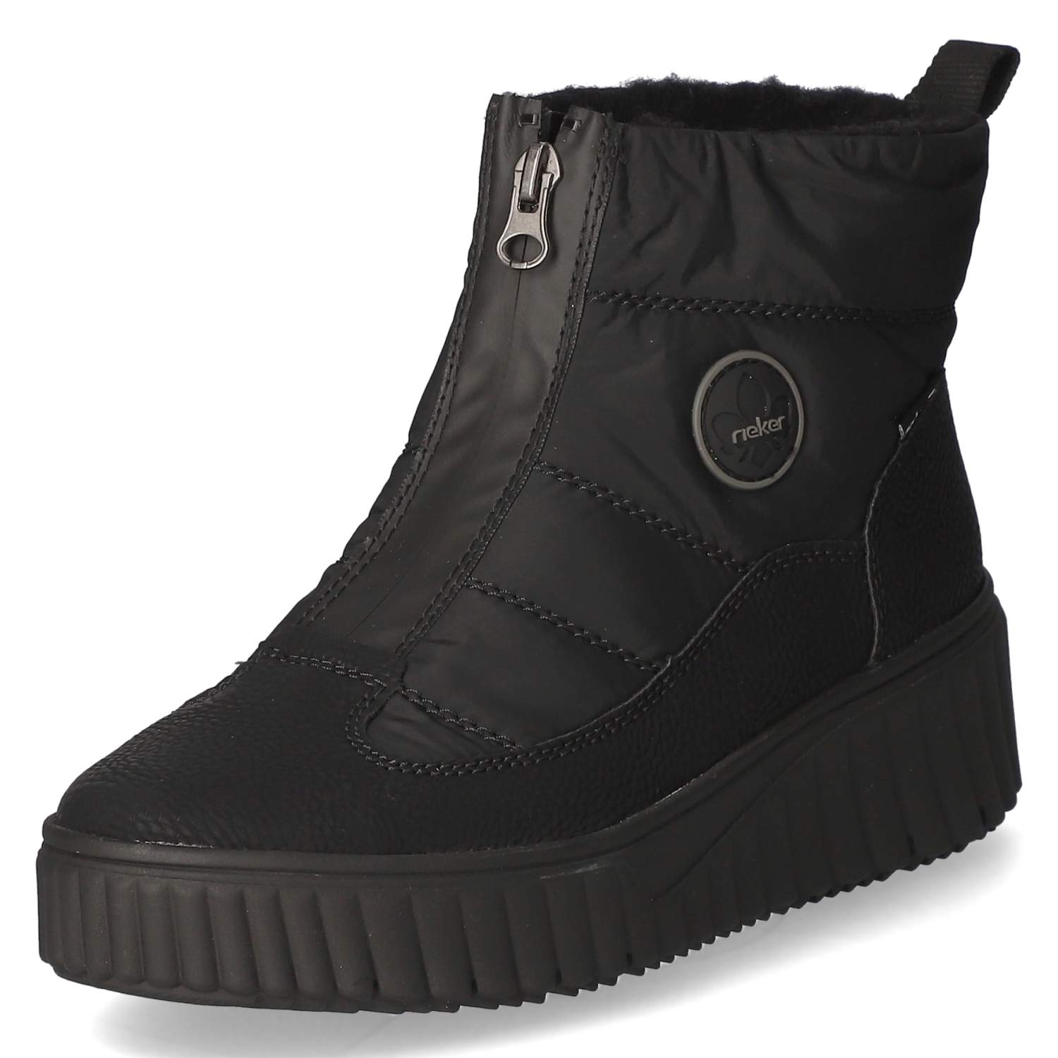 Rieker Stiefeletten - schwarz/schwarz