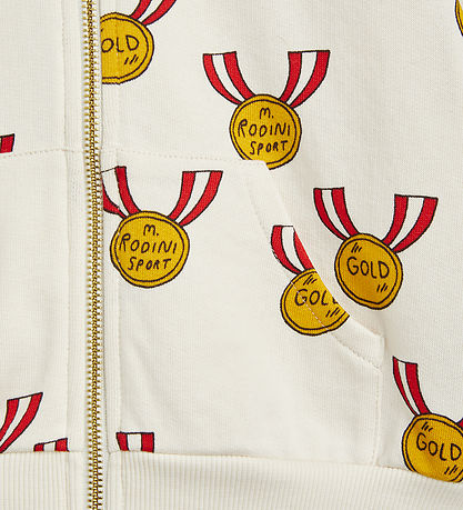 Mini Rodini Cardigan m. H?tte - Medals - Beige