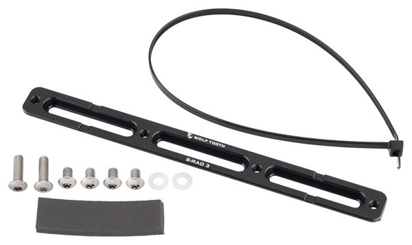 Support de Porte-Bidon Wolf Tooth B-RAD 3 Slot Noir