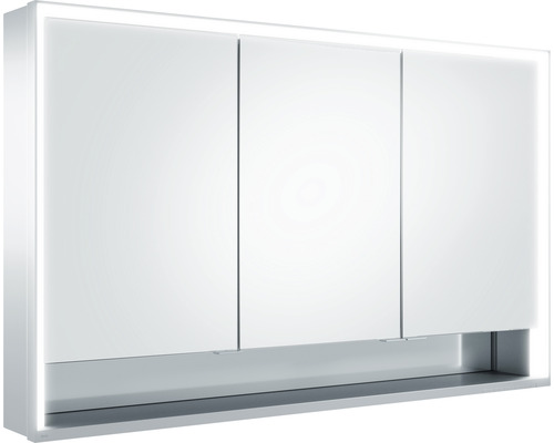 KEUCO Royal Lumos spiegelkast 120 x 16,5 x 73,5 cm, gespiegeld, 3-deurs, LED, IP 24, 713