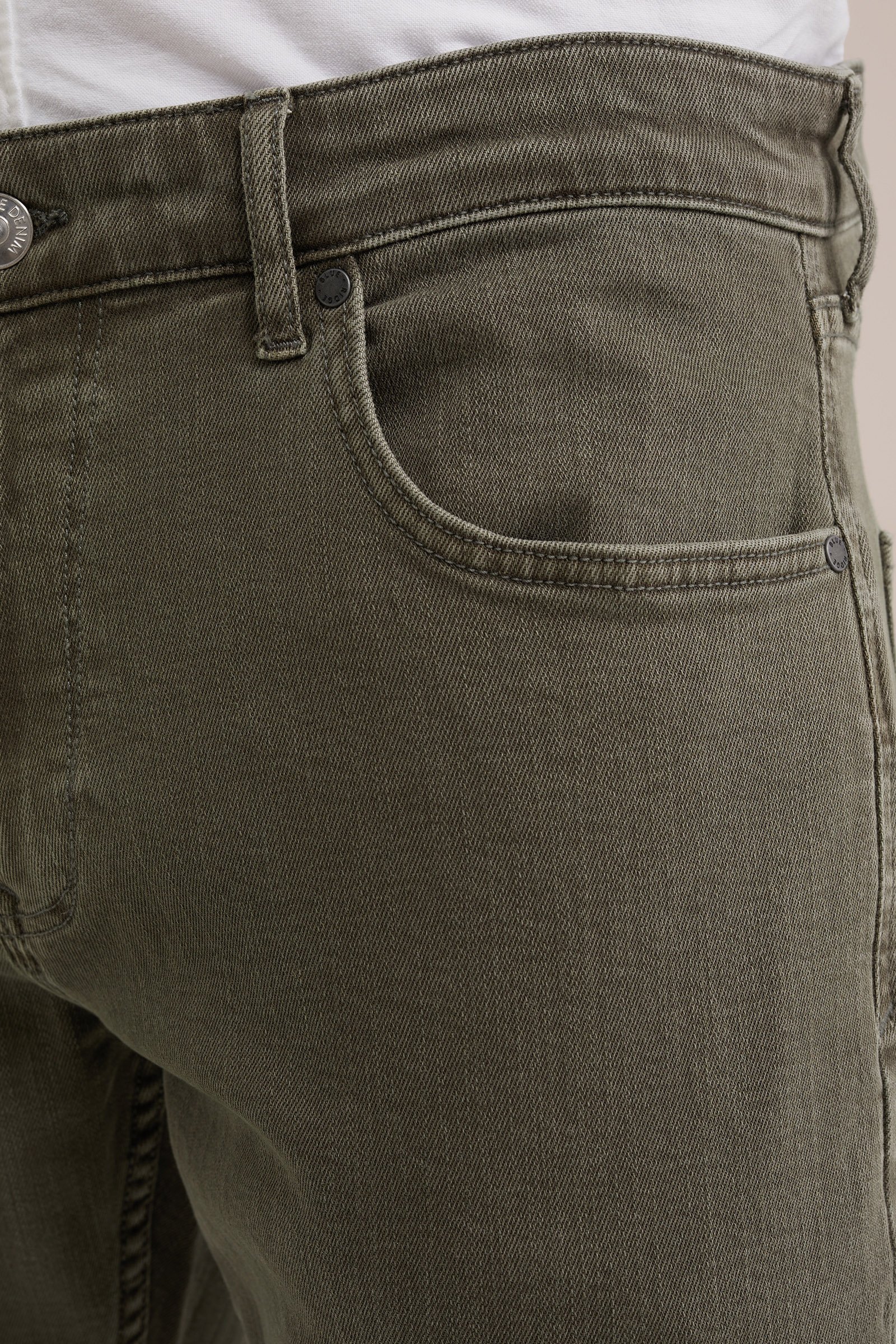 regular fit jeans met medium stretch Blue Ridge Legergroen